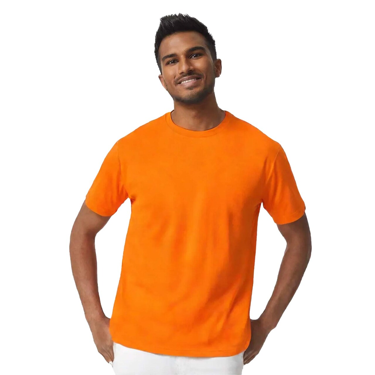 12 Pack: Gildan® Heavy Cotton Crewneck Short Sleeve T-Shirt Bundle for Bulk Wear & Custom Printing Tee
